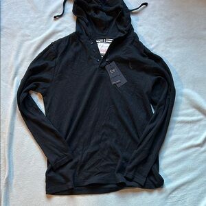 Black Pullover Hoodie Shirt